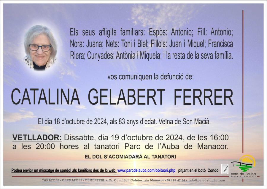 CATALINA  GELABERT FERRER