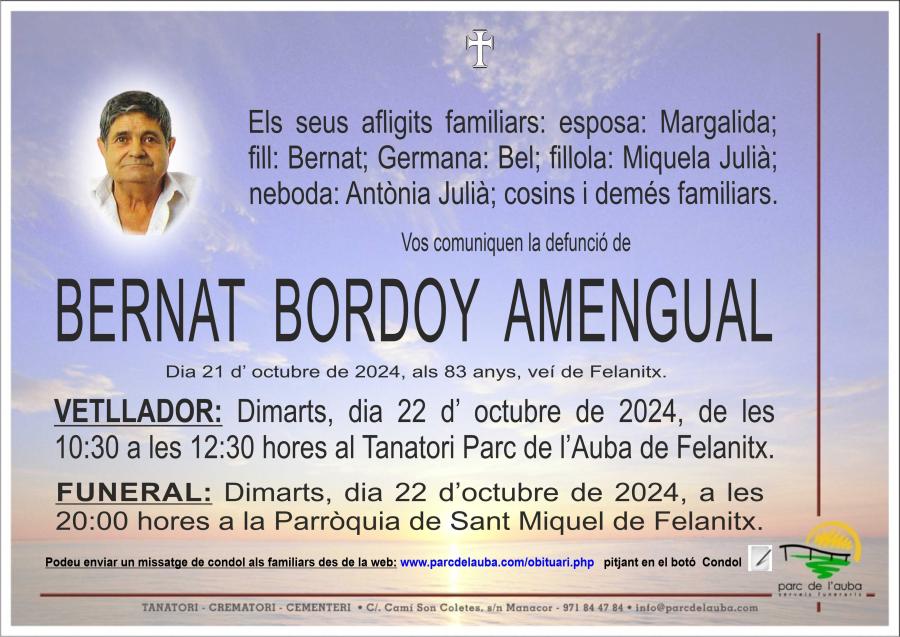 BERNAT BORDOY AMENGUAL