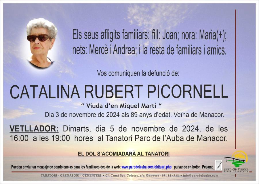CATALINA RUBERT PICORNELL