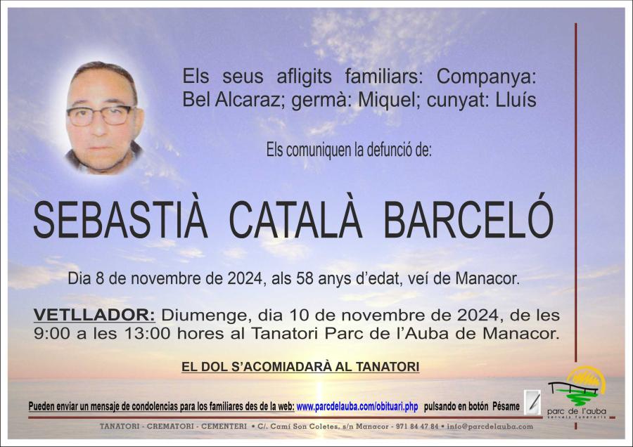 SEBASTIÀ CATALÀ  BARCELÓ