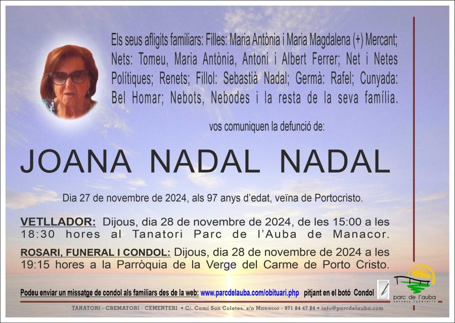JOANA NADAL NADAL