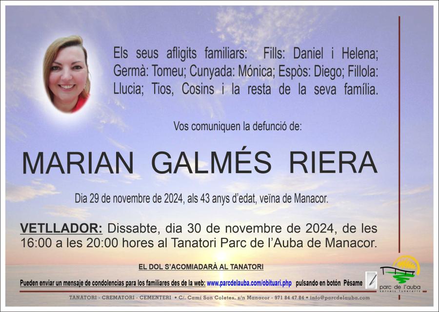MARIAN GALMÉS RIERA