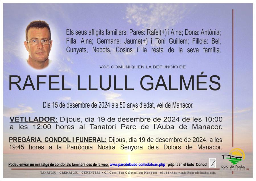 RAFEL LLULL GALMÉS