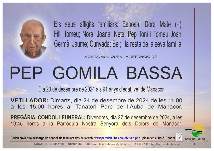 PEP GOMILA BASSA