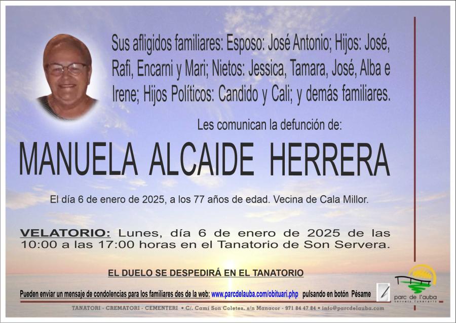 MANUELA ALCAIDE HERRERA