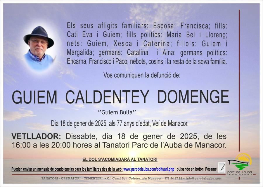 GUIEM CALDENTEY DOMENGE