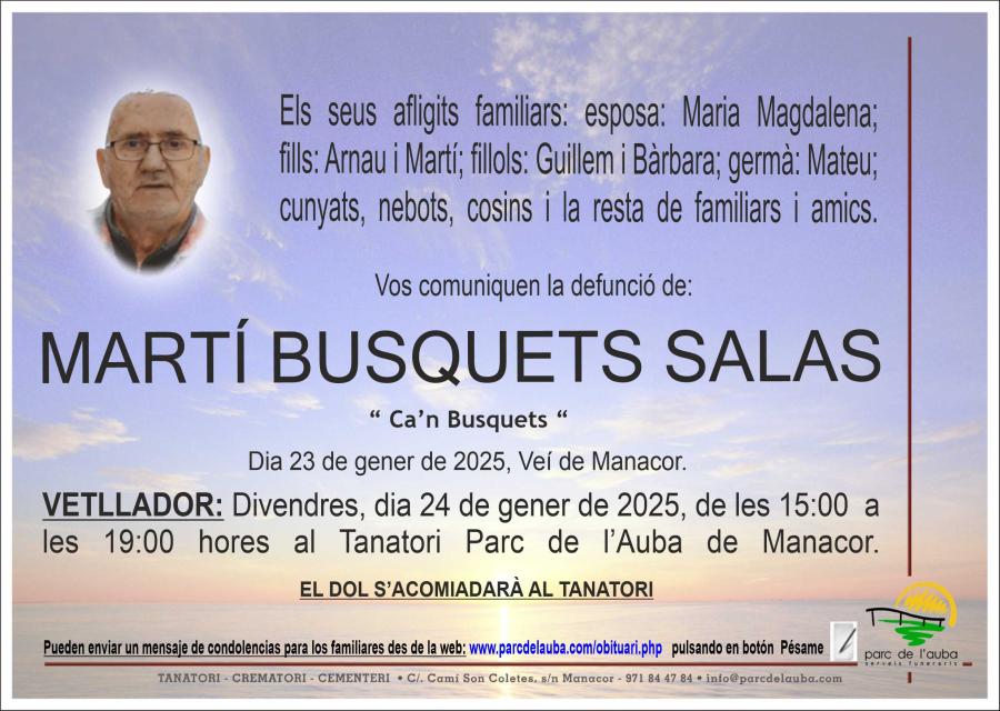MARTÍ  BUSQUETS SALAS