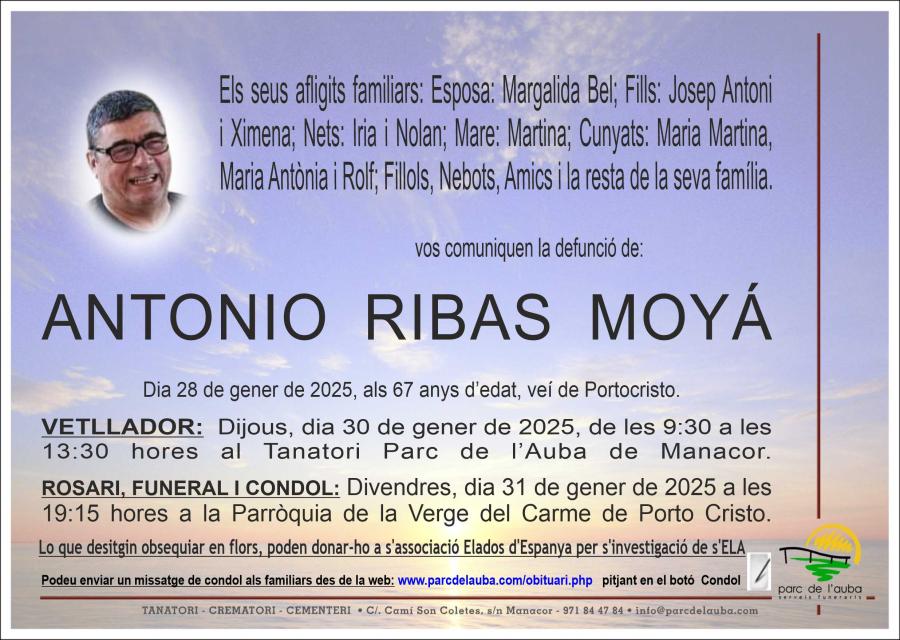 ANTONIO RIBAS MOYÁ
