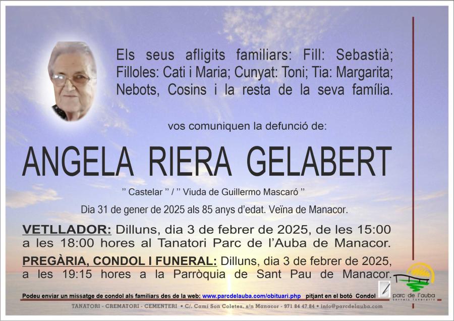 ANGELA RIERA GELABERT