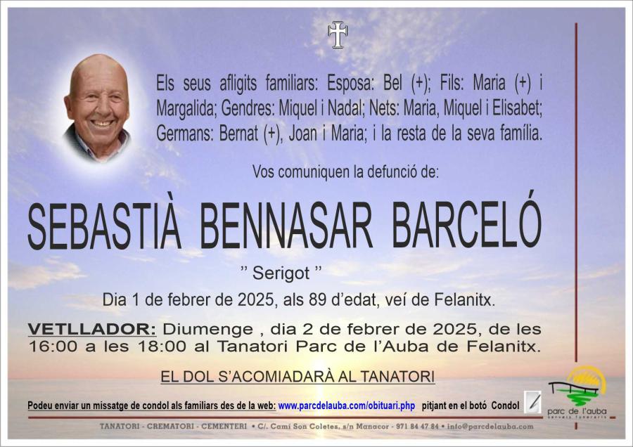 SEBASTIÀ BENNASAR BARCELÓ