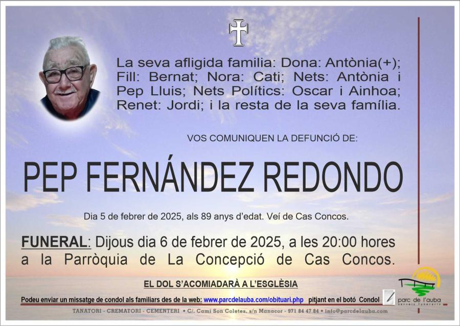 PEP FERNÁNDEZ REDONDO