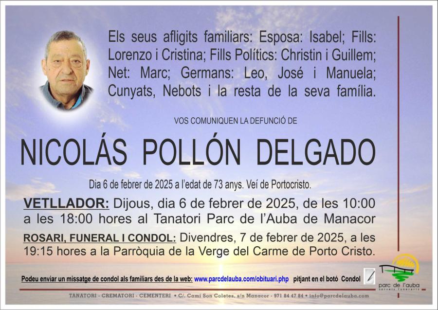 NICOLÁS POLLÓN DELGADO