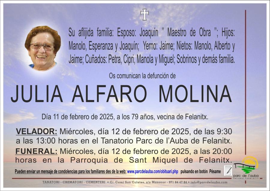 JULIA ALFARO MOLINA