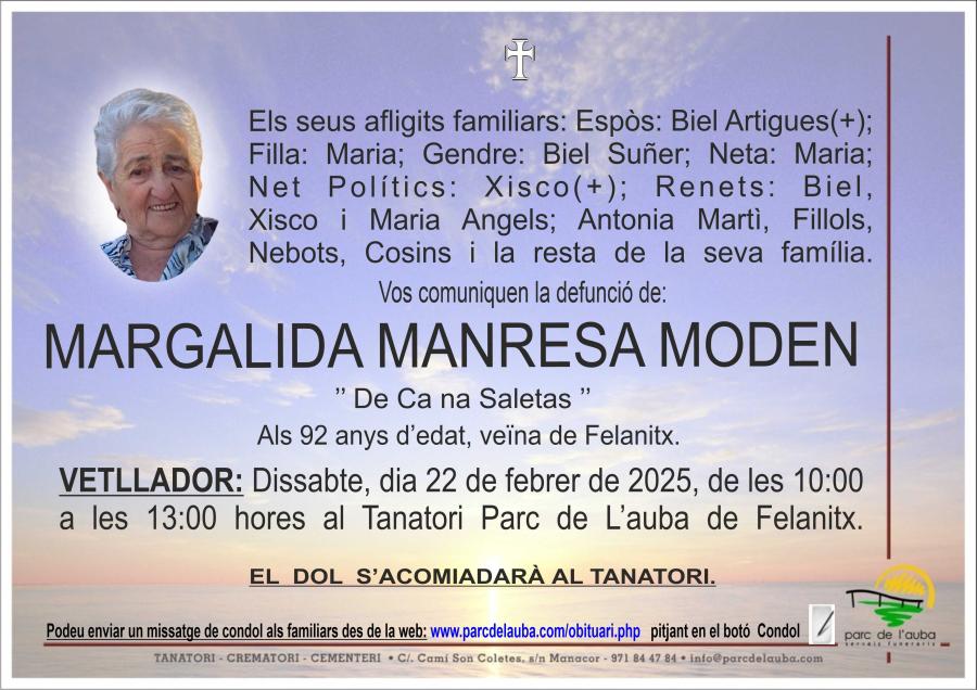 MARGALIDA MANRESA MODEN