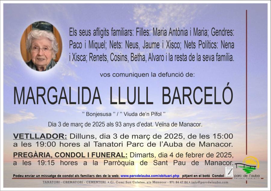 MARGALIDA LLULL BARCELÓ