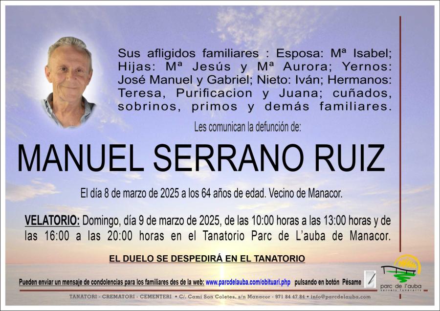 MANUEL SERRANO RUIZ