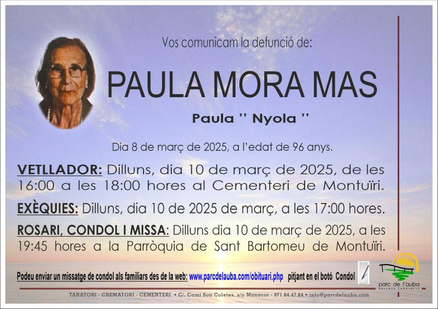 PAULA MORA MAS