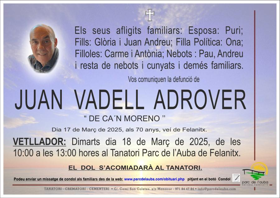 JUAN  VADELL ADROVER