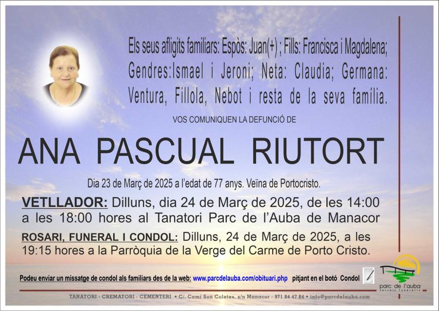 ANA PASCUAL RIUTORT