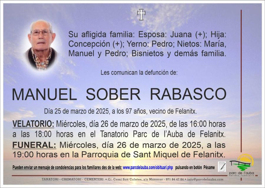 MANUEL SOBER RABASCO