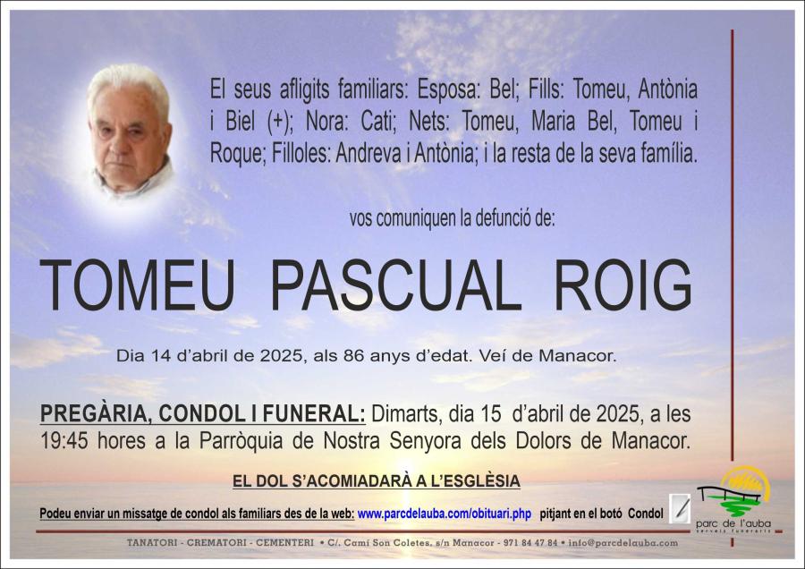 TOMEU PASCUAL ROIG