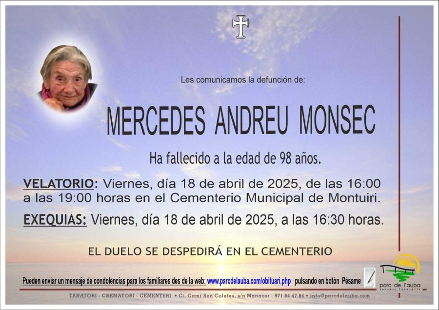 MERCEDES ANDREU MONSEC