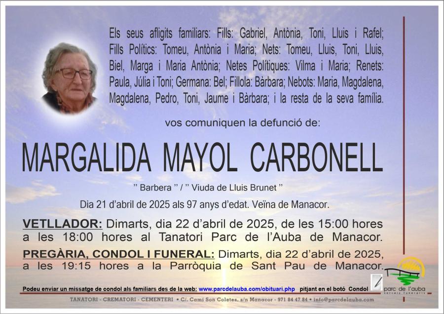 MARGALIDA MAYOL CARBONELL