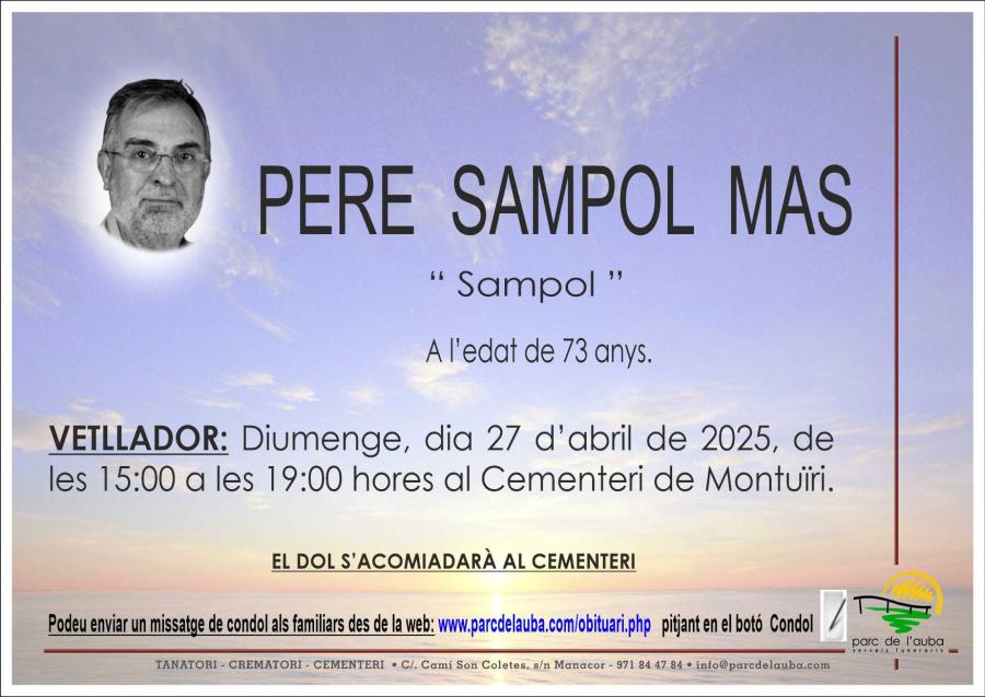PERE SAMPOL MAS