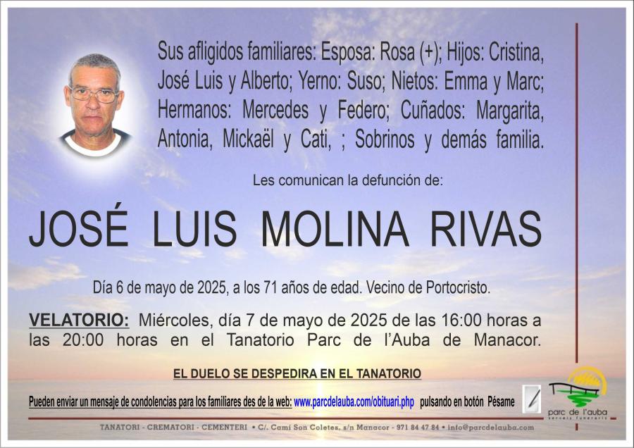 JOSÉ LUIS MOLINA RIVAS