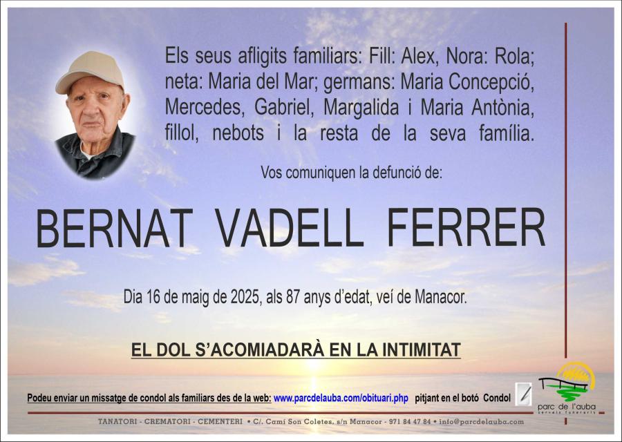 BERNAT  VADELL  FERRER