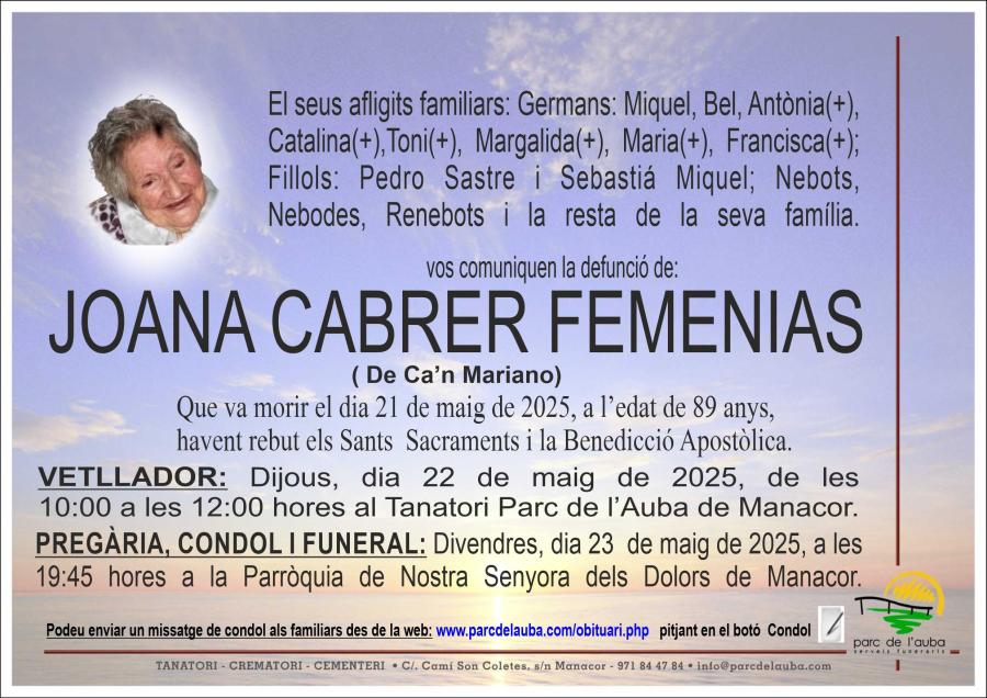 JOANA CABRER FEMENIAS