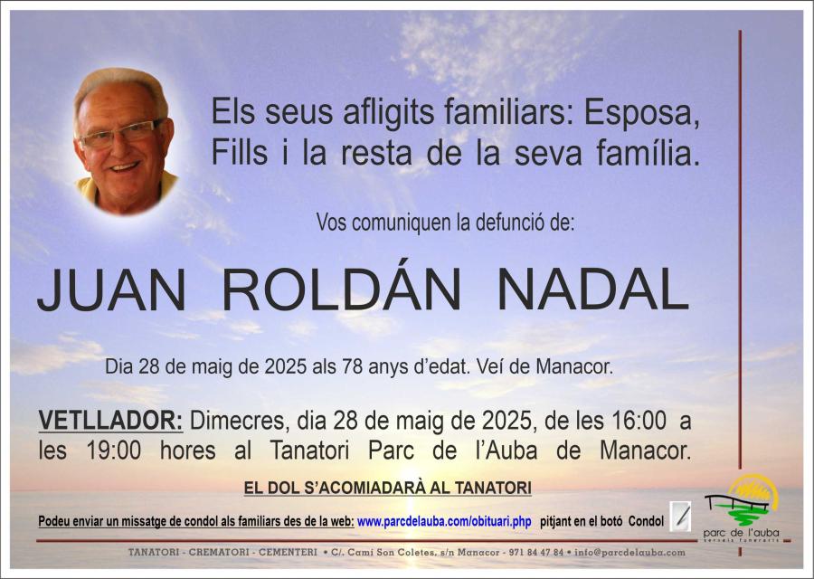 JUAN ROLDÁN NADAL