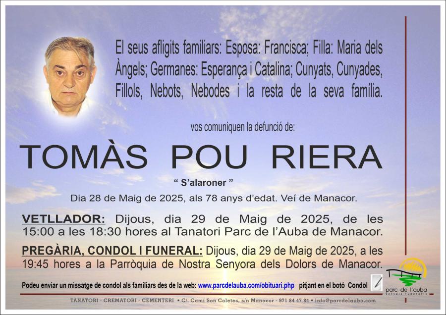 TOMÀS POU RIERA