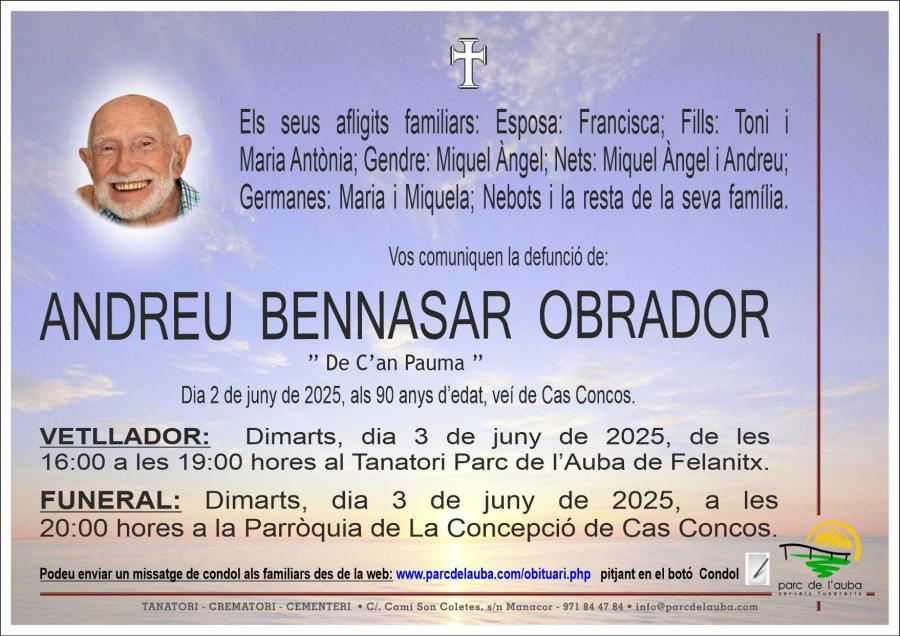 ANDREU BENNASAR OBRADOR