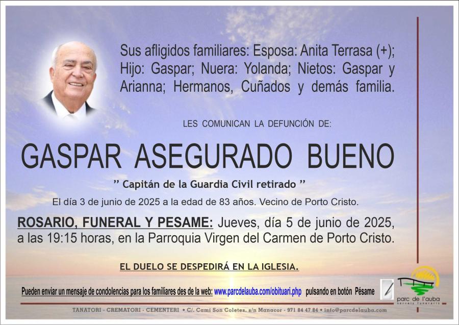 GASPAR ASEGURADO BUENO