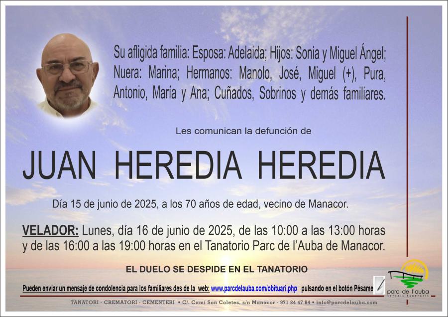 JUAN  HEREDIA HEREDIA