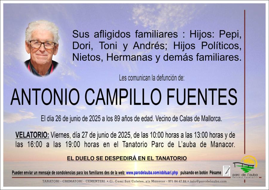 ANTONIO  CAMPILLO FUENTES