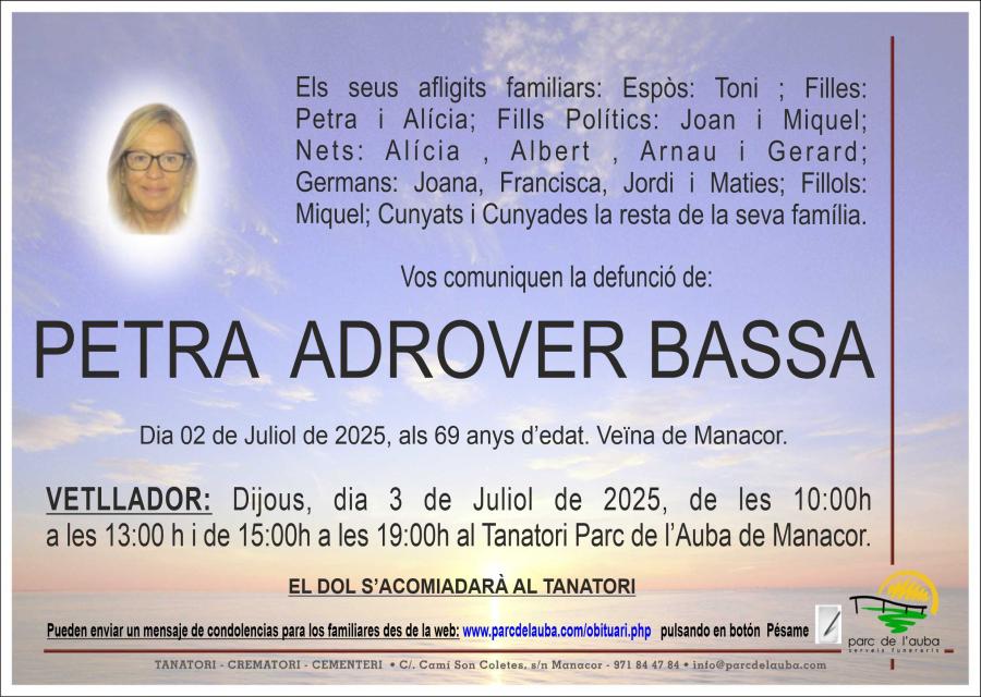 PETRA ADROVER BASSA