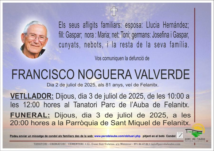 FRANCISCO NOGUERA VALVERDE