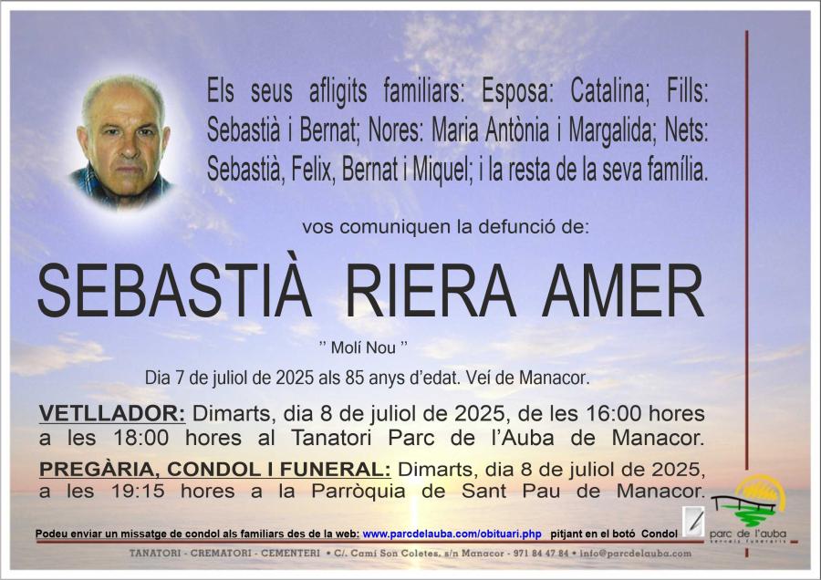 SEBASTIÀ RIERA AMER