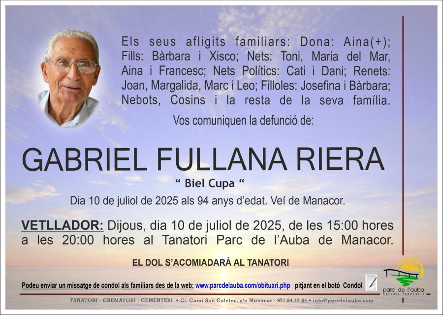 GABRIEL FULLANA RIERA