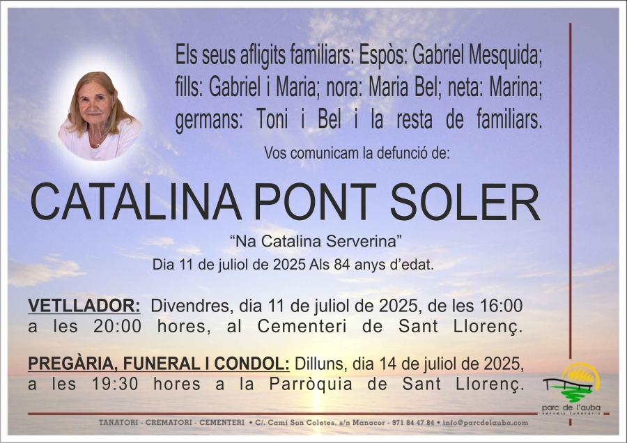 CATALINA PONT SOLER