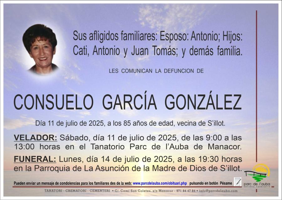 CONSUELO GARCÍA GONZÁLEZ