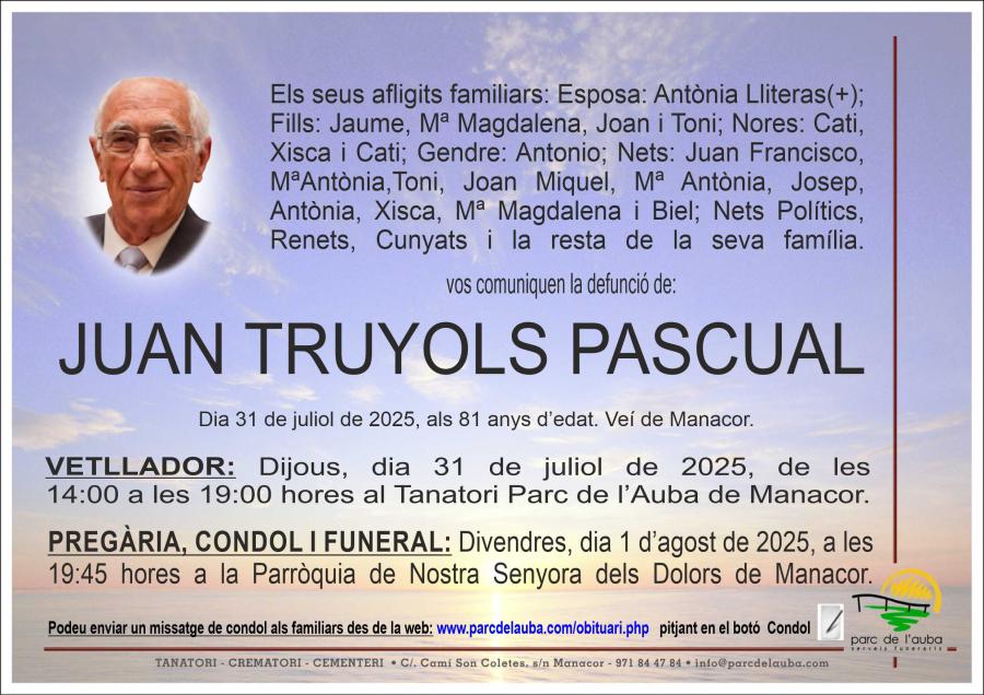 JUAN  TRUYOLS PASCUAL