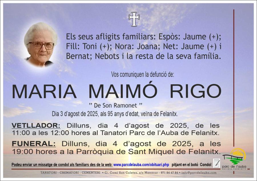 MARIA MAIMÓ RIGO