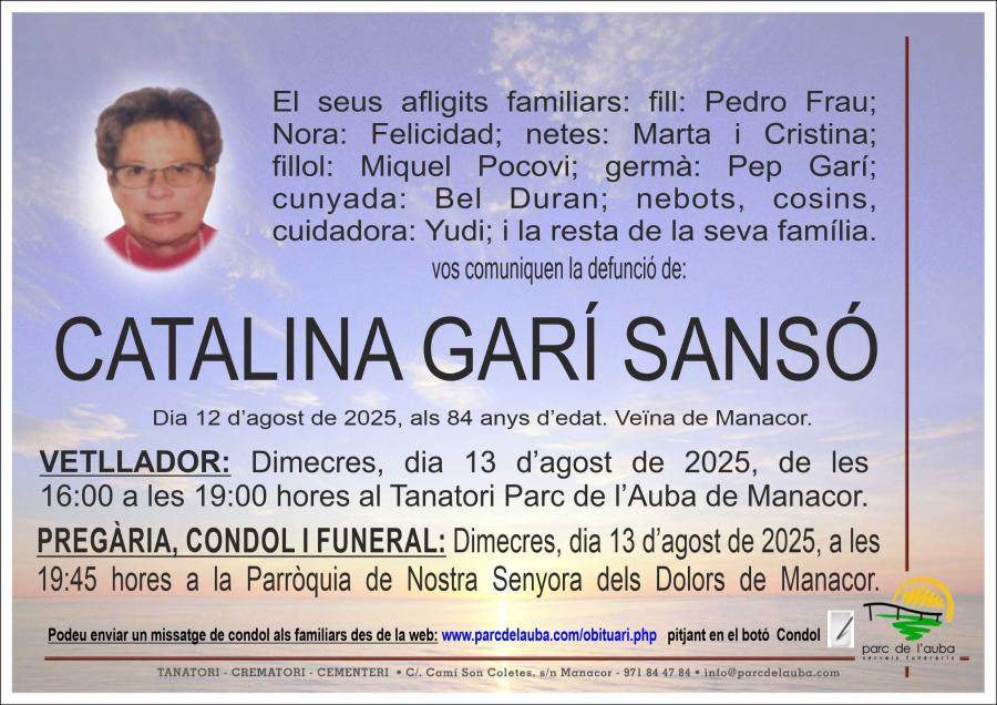 CATALINA GARÍ SANSÓ