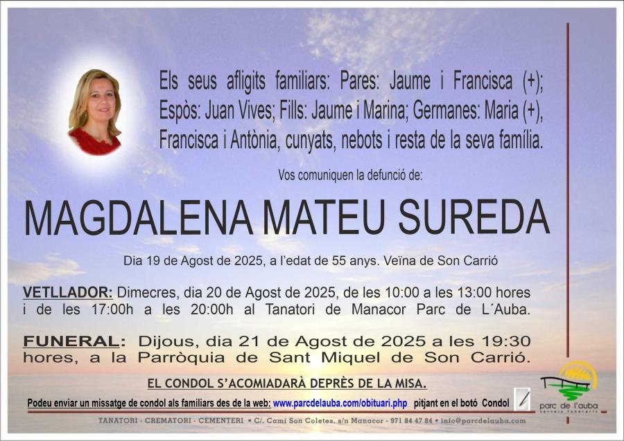 MAGDALENA MATEU SUREDA