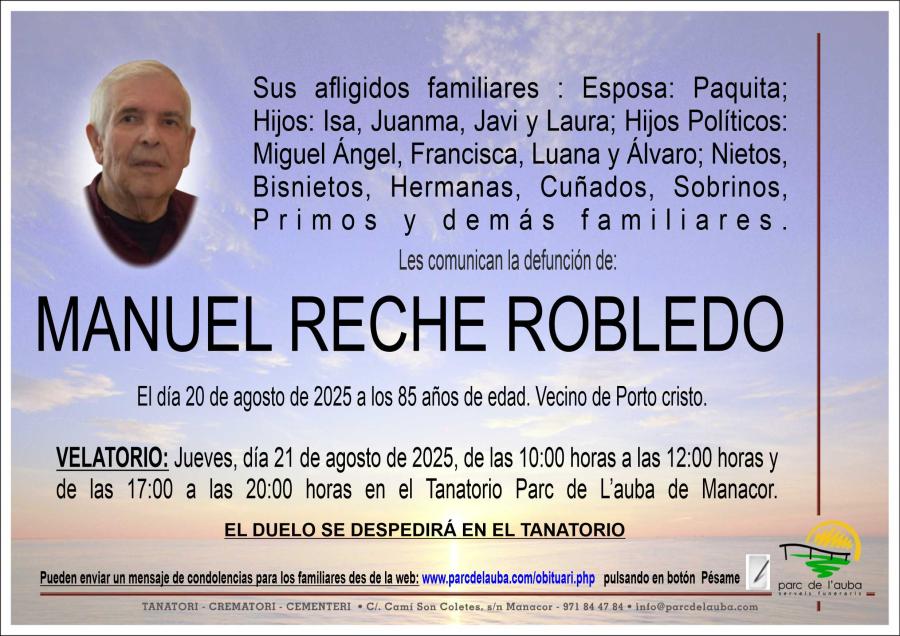 MANUEL RECHE ROBLEDO