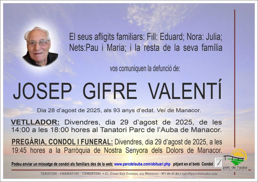 JOSEP GIFRE VALENTÍ