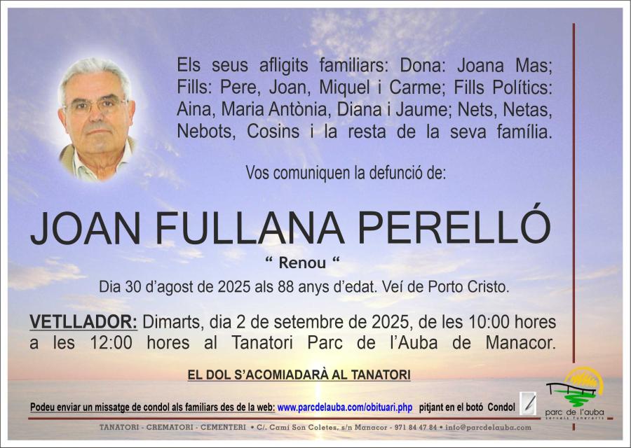 JOAN FULLANA PERELLÓ